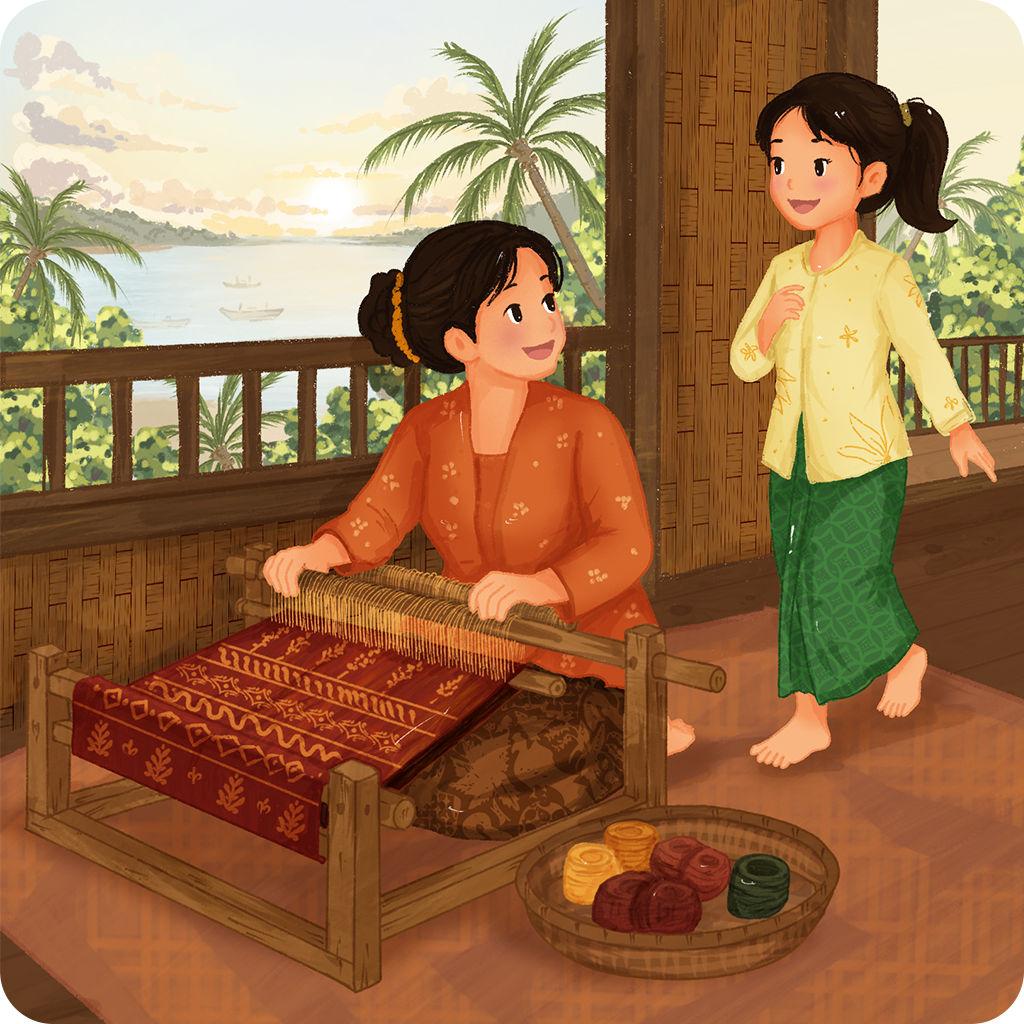 Cerita anak tentang tapis Lampung