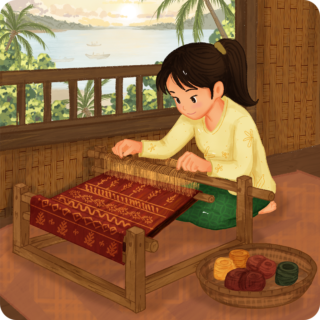 Cerita anak tentang tapis Lampung