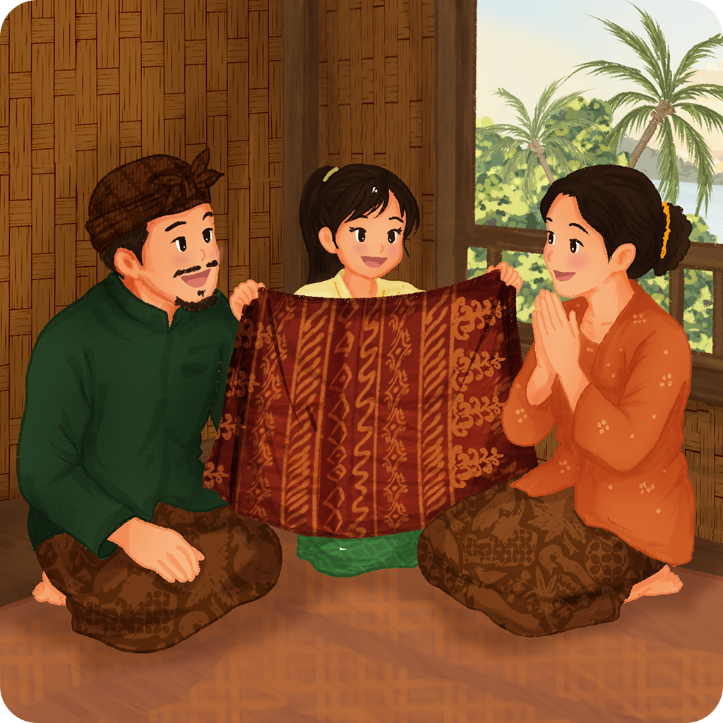 Cerita anak tentang tapis Lampung